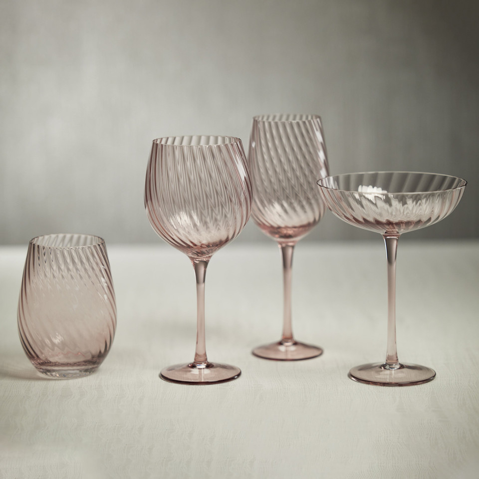 Sierra Optic Swirl Cocktail Glasses, Set 4, view 7