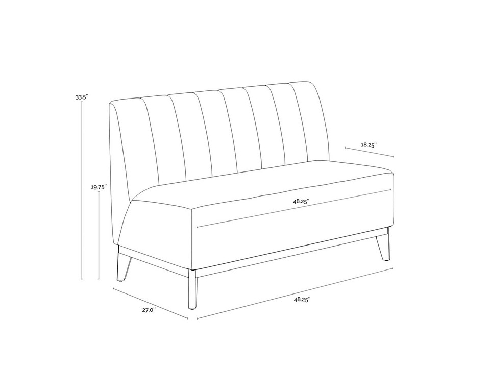 Kosovo Banquette Natural - Copenhagen White