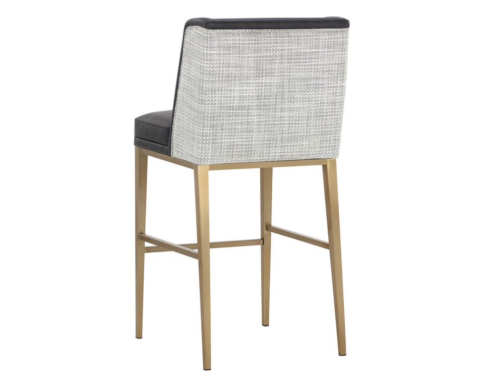 Joplin Barstool Cantina Black / Vera White Pepper