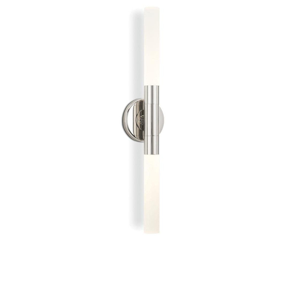 Wick Polished Nickel Hilo Sconce, view 2