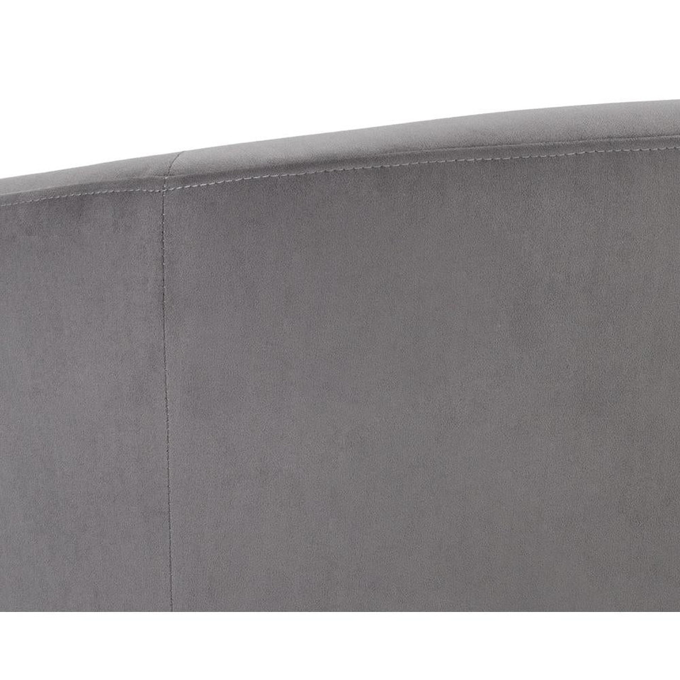 Treviso Swivel Antonio Charcoal Lounge Chair, view 3