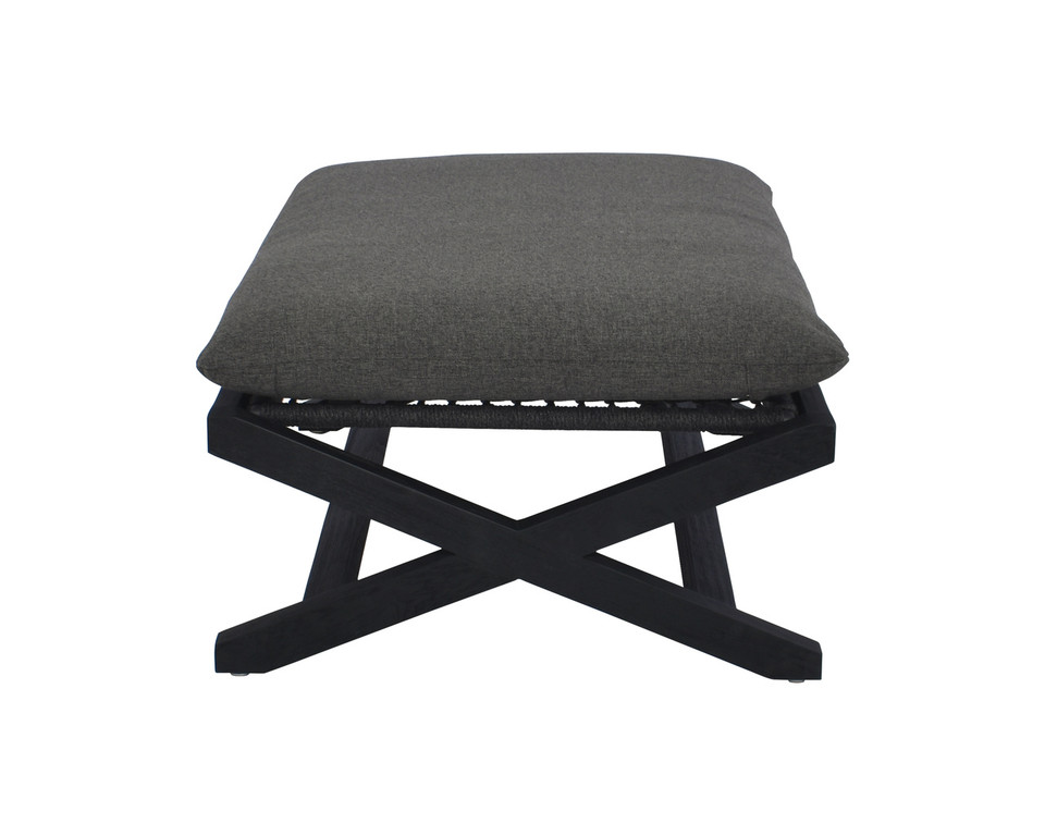 Bari Charcoal - Gracebay Grey Stool
