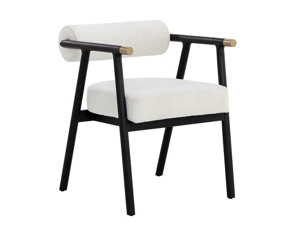 Sova Dining Black - Copenhagen White Armchair