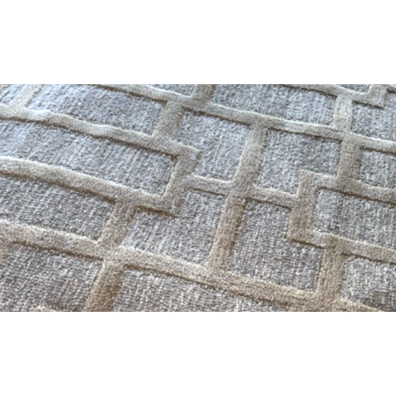 Arise Gray & Beige Hand Tufted Wool Rug, view 6