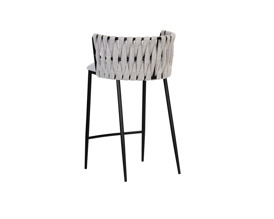 Sarai Belfast Heather Grey Counter Stool