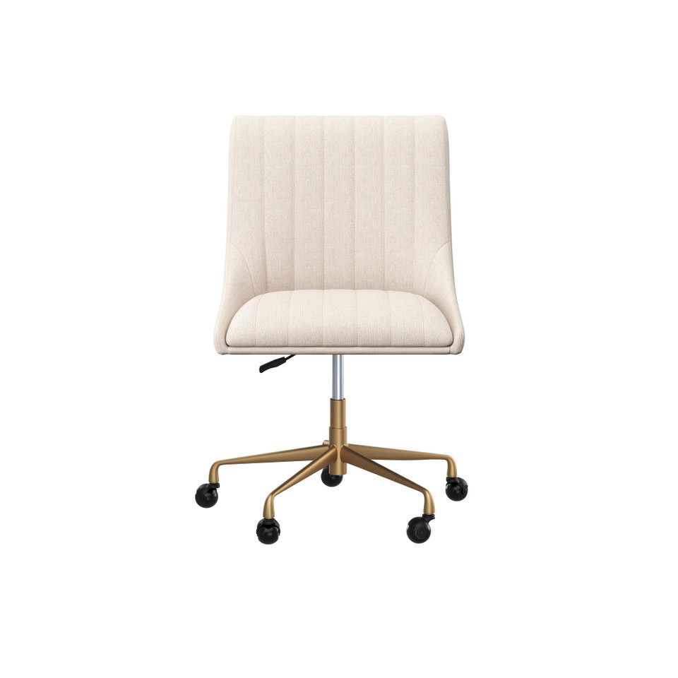 Halden Office Beige Linen Chair