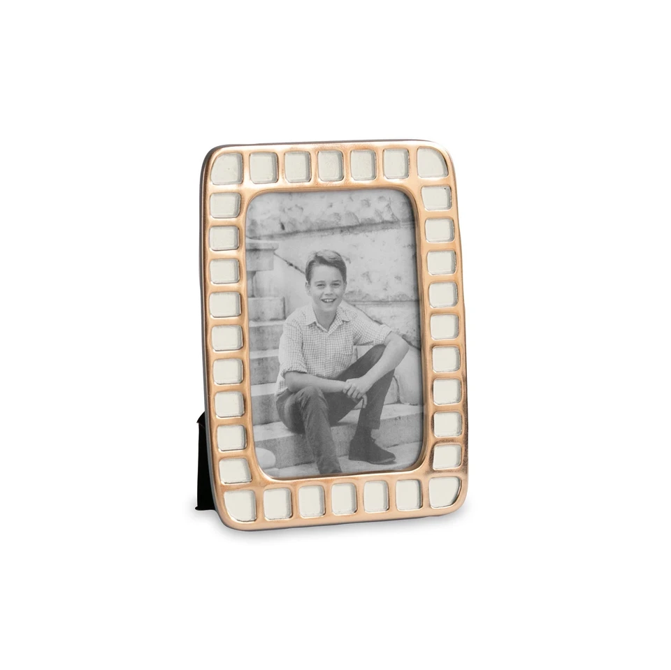 Encanto Mosaic Frame 4"x 6" (Cream) | Bone & Brass