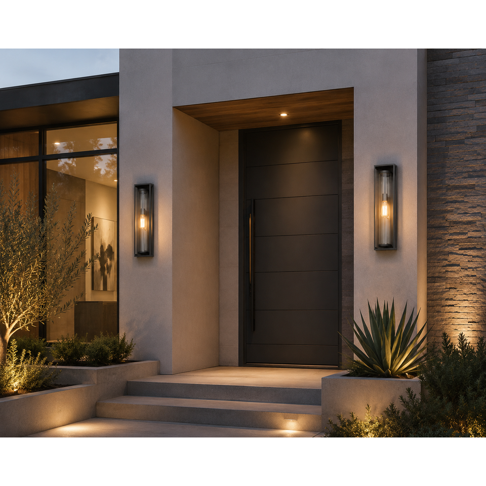 Black Dunbroch Open Frame Wall Sconce, view 2