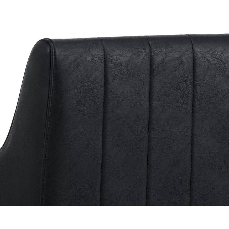 Wolfe Bravo Black Lounge Chair, view 4