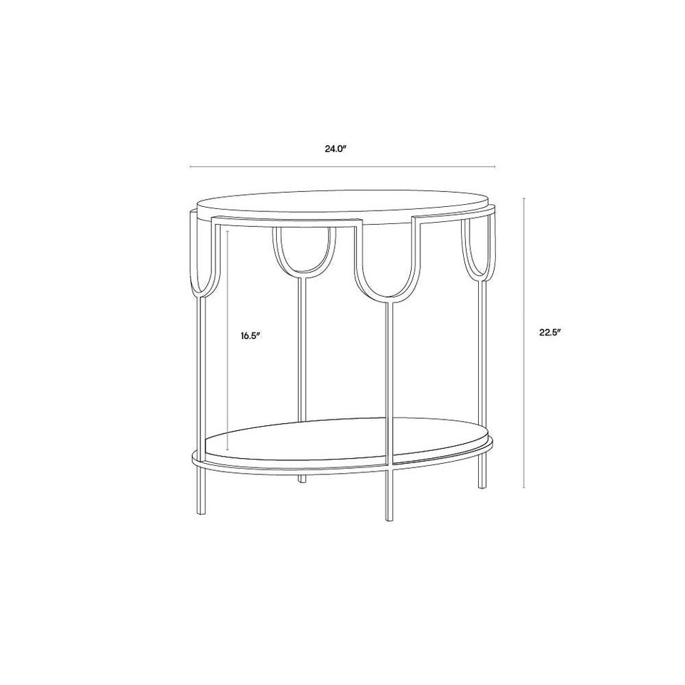 Arya Side Table, view 5