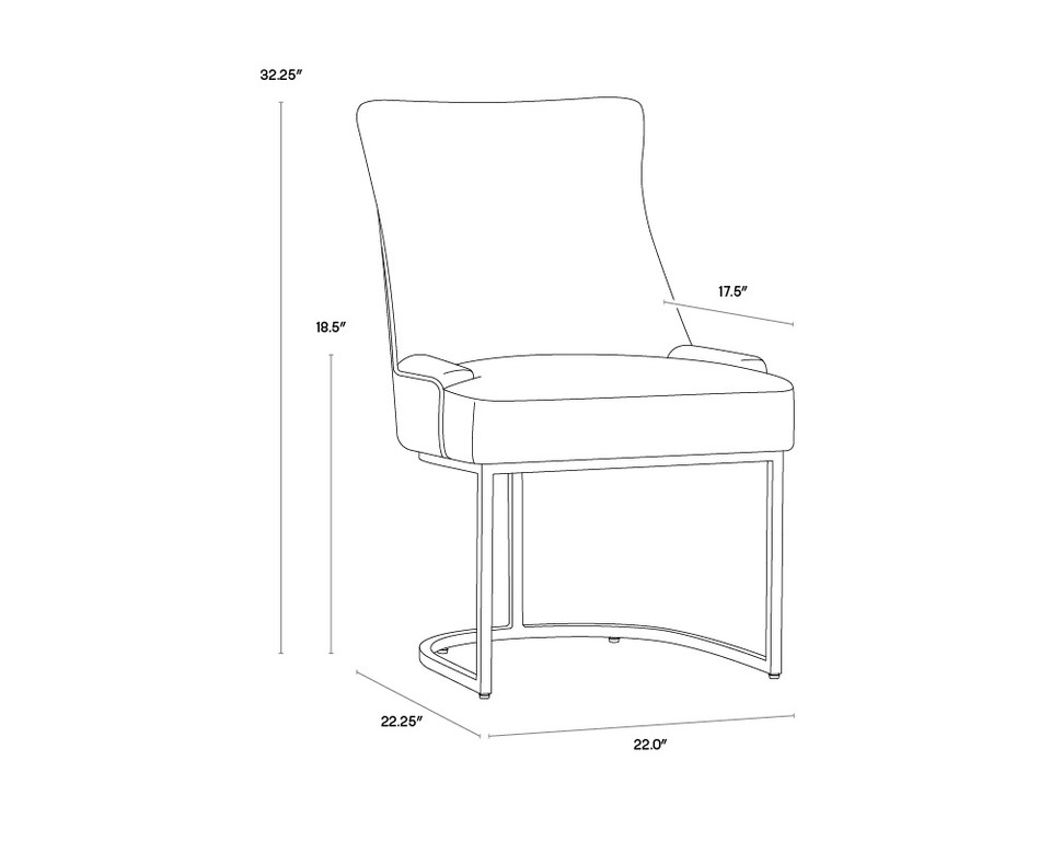 Florence Bravo Metal Dining Chair