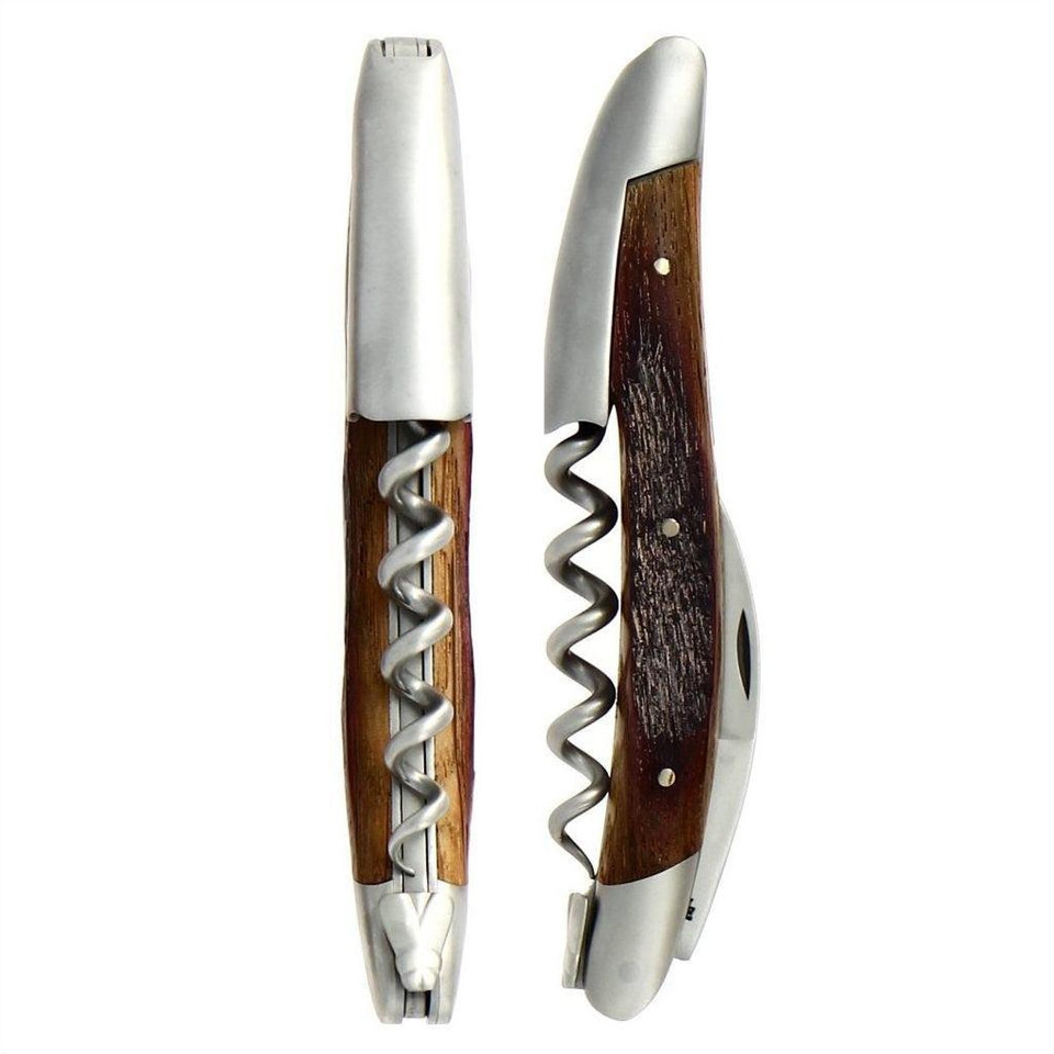 Forge de Laguiole Corkscrew Oak Barrel Wood - Satin | Bone & Brass