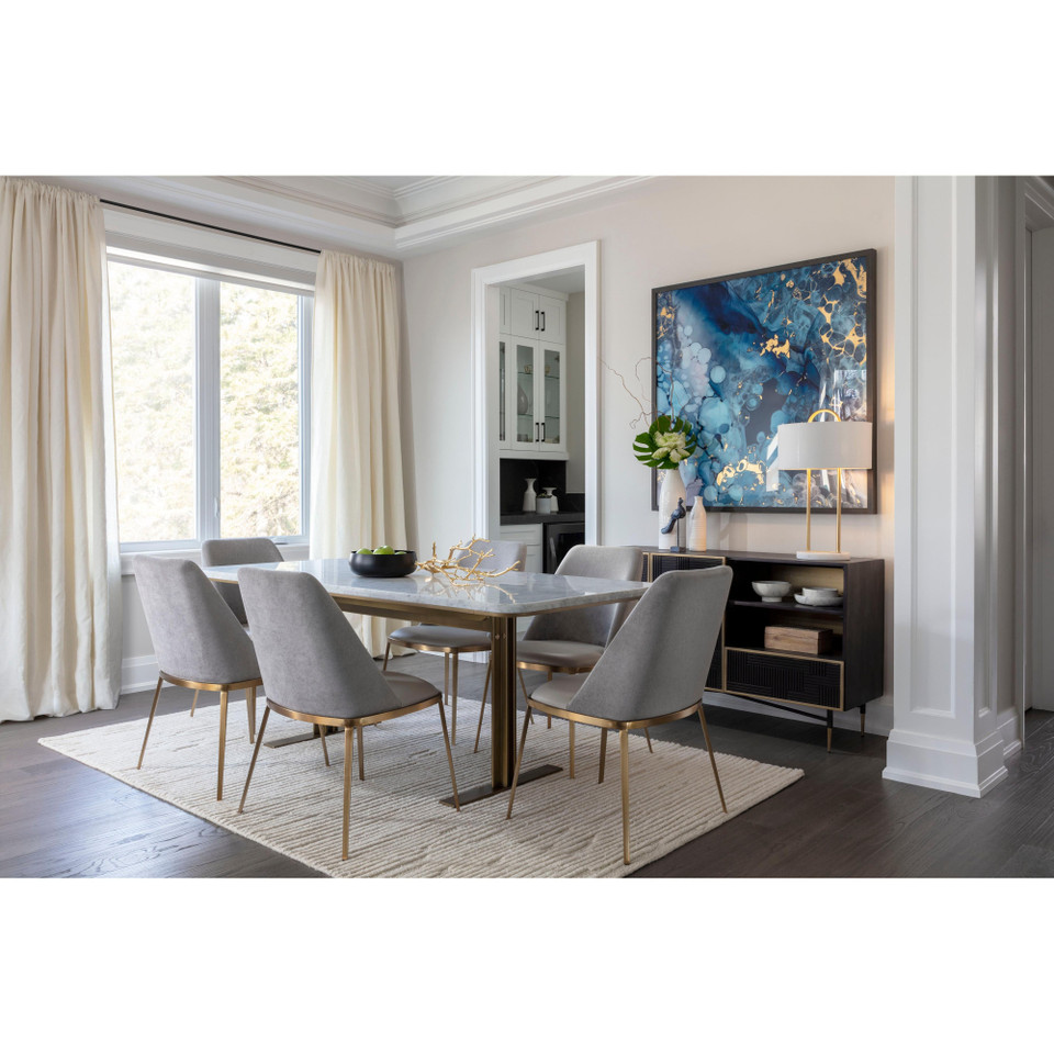 Dover Napa Stone / Polo Club Stone Dining Chair, view 5