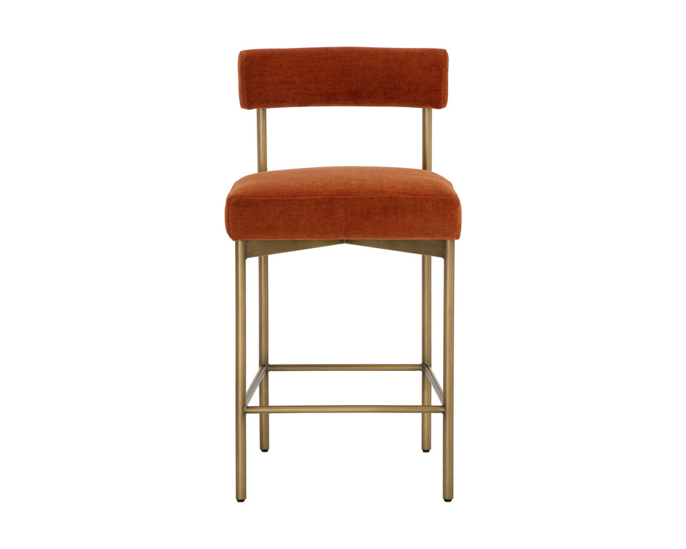Seneca Antique Brass - Danny Rust Counter Stool