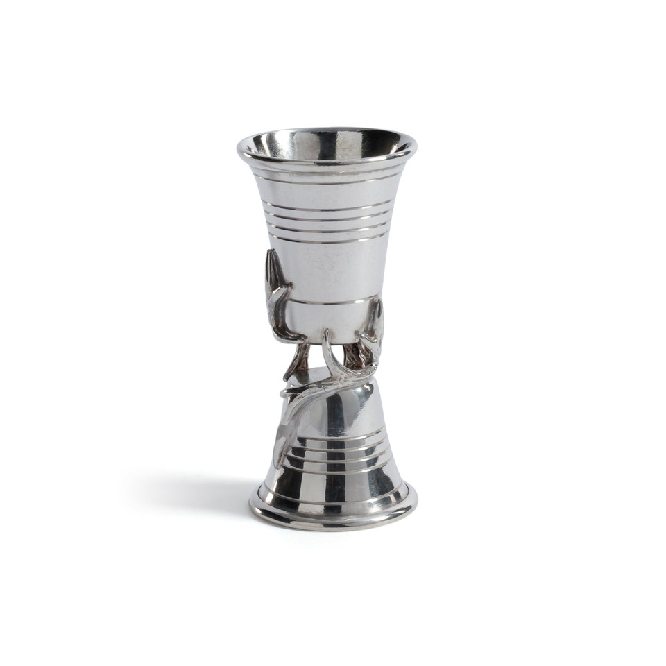 St. Anton Pewter Jigger - Shaker Detail | Bone & Brass