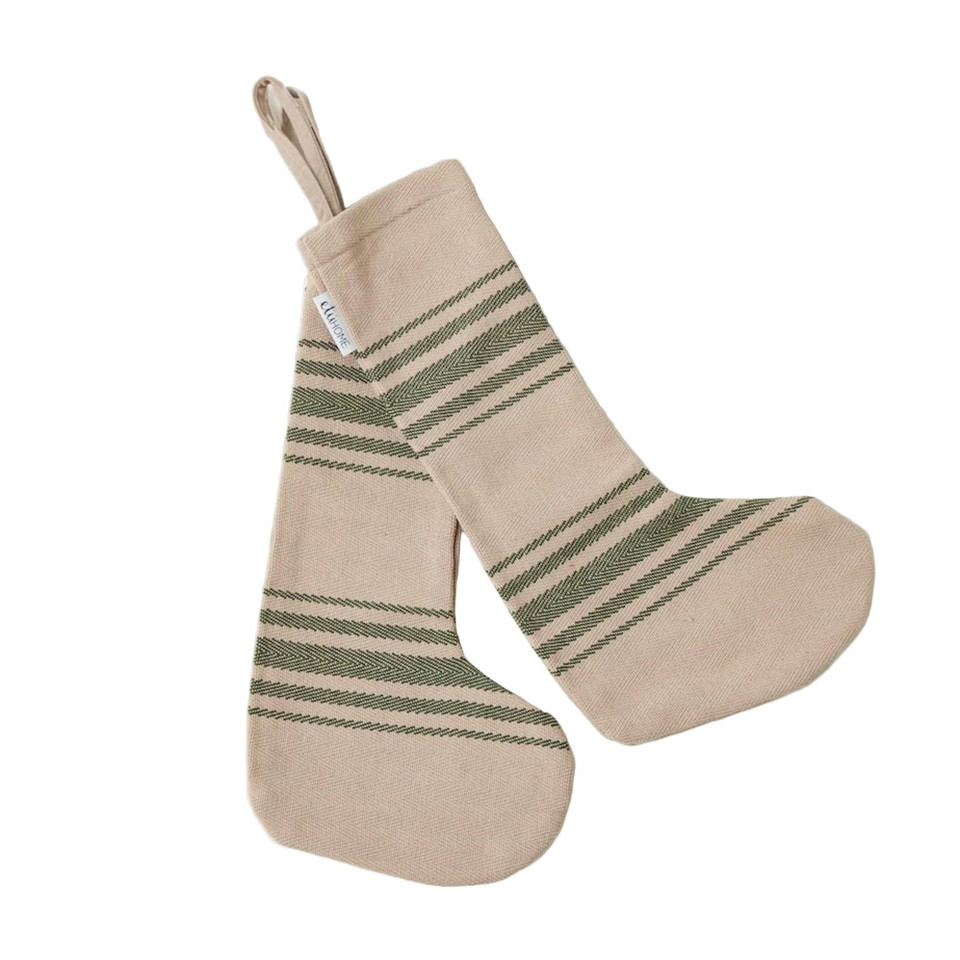 Vintage Holiday Stockings, Set 2 - Side View | Bone & Brass
