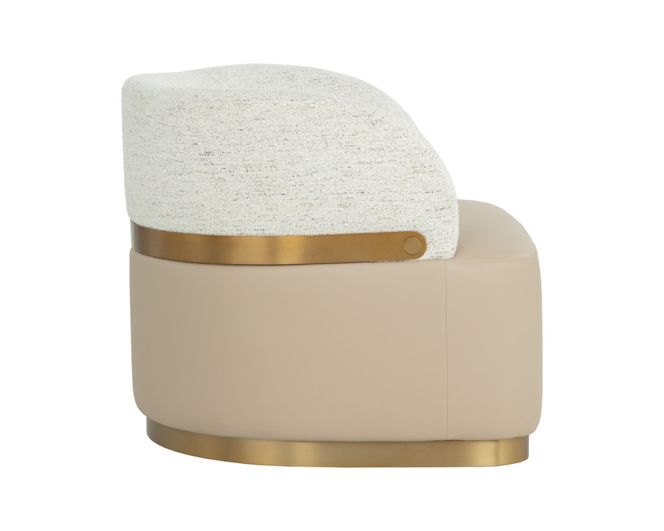 Brinda Swivel Napa Beige / Hailey Moon Lounge Chair