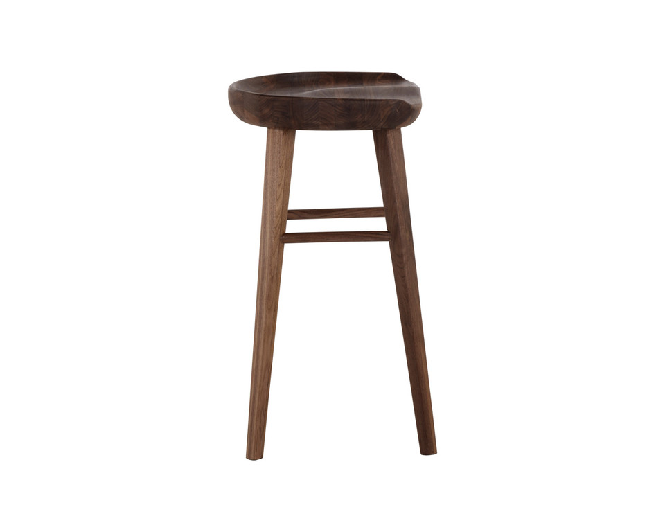 Dominic Walnut Counter Stool