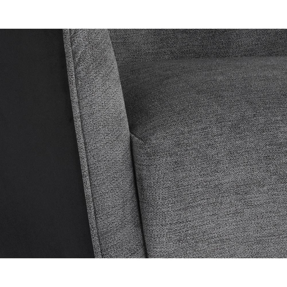 Sorrel Polo Club Kohl Grey / Abbington Black Lounge Chair