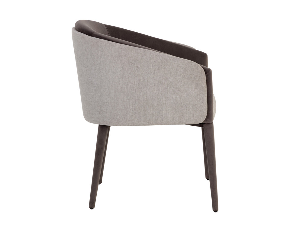 Sheva Dining Ernst Sandstone / Meg Ash Armchair
