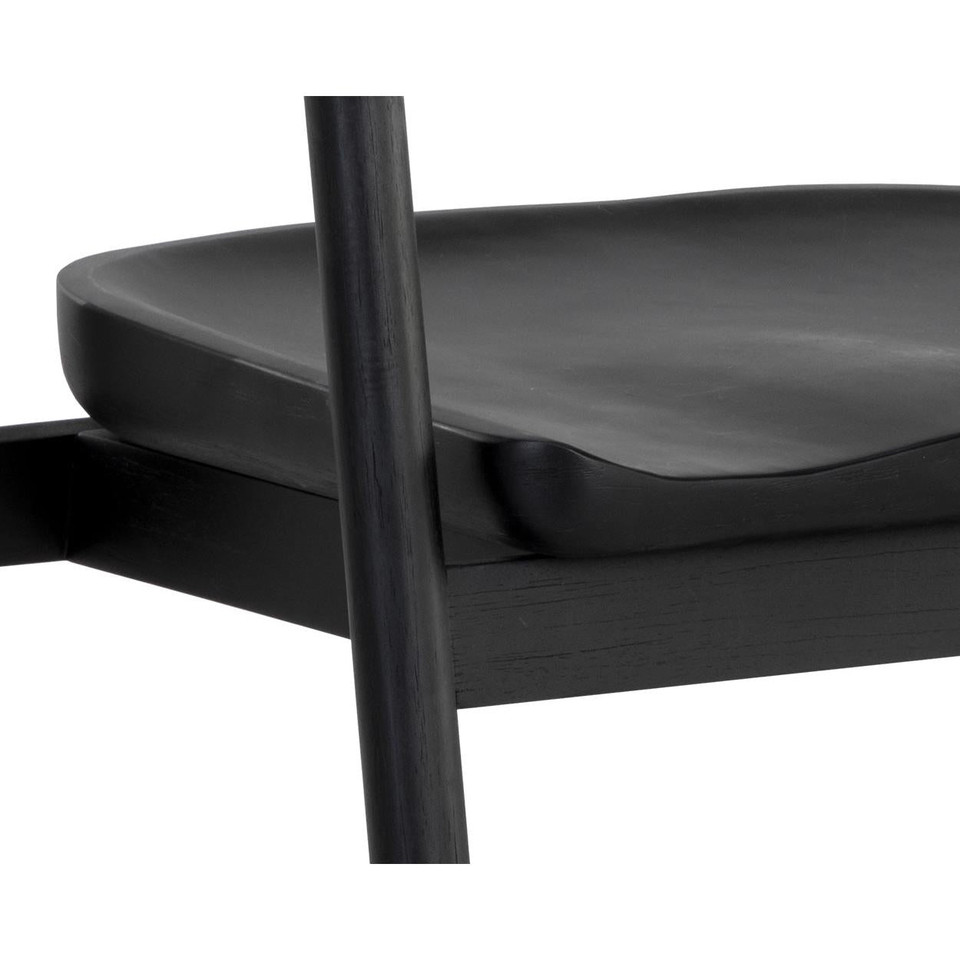 Jeremy Dining Black Armchair