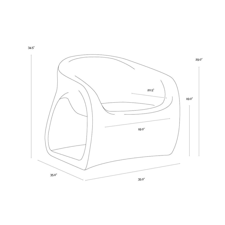 Orson Summer Sand Lounge Chair, view 4