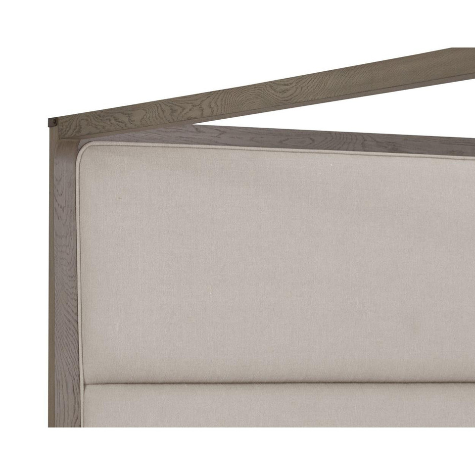 Danette Canopy King - Zenith Taupe Grey Bed, view 4