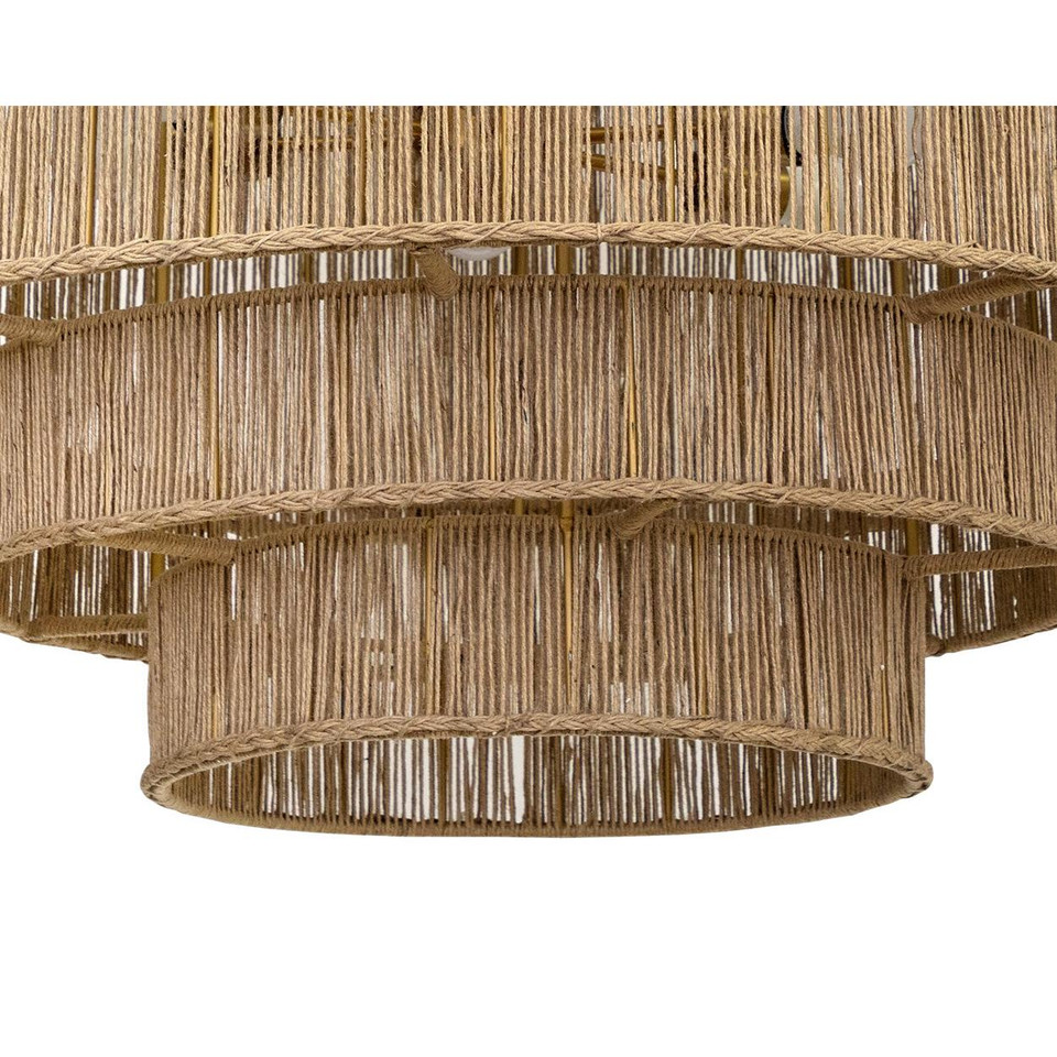 Alyssa Natural Jute Chandelier, view 3