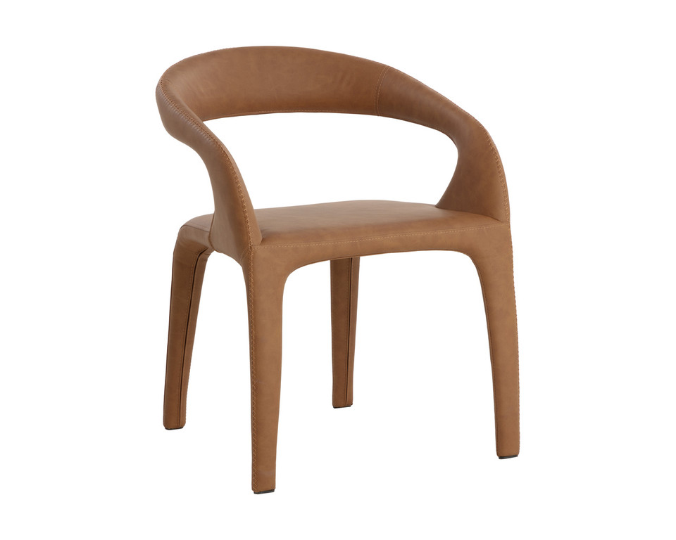 Atika Dining Milliken Cognac Armchair