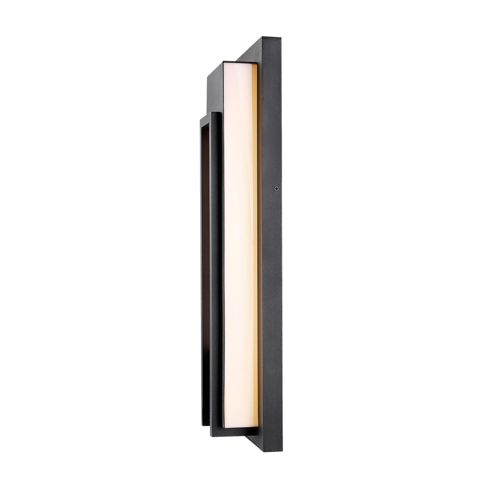 Black Keaton Outdoor LED Wall Light, view 5