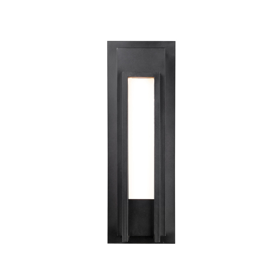 Black Keaton Outdoor LED Wall Light, view 4