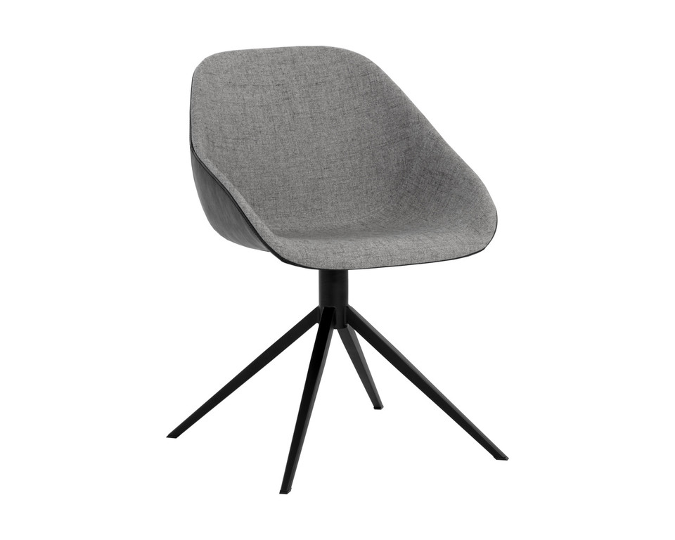 Mccoy Swivel Nightfall Black / November Grey Dining Chair
