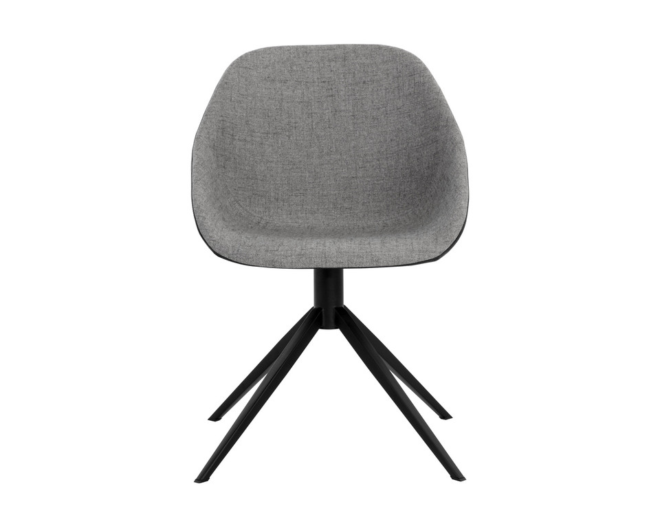 Mccoy Swivel Nightfall Black / November Grey Dining Chair