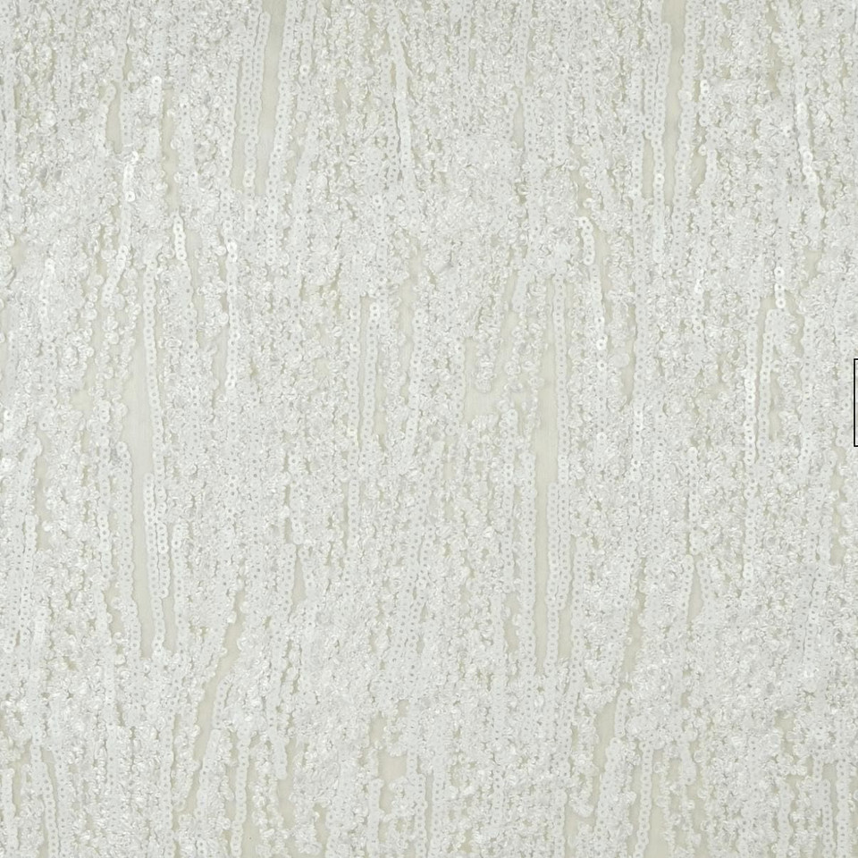 Dripping Ivory Sequined Throw Pillow - Pillow Detail | Bone & Brass