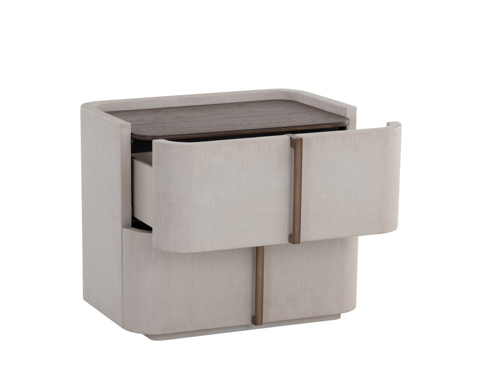 Jamille Small - Cream Nightstand