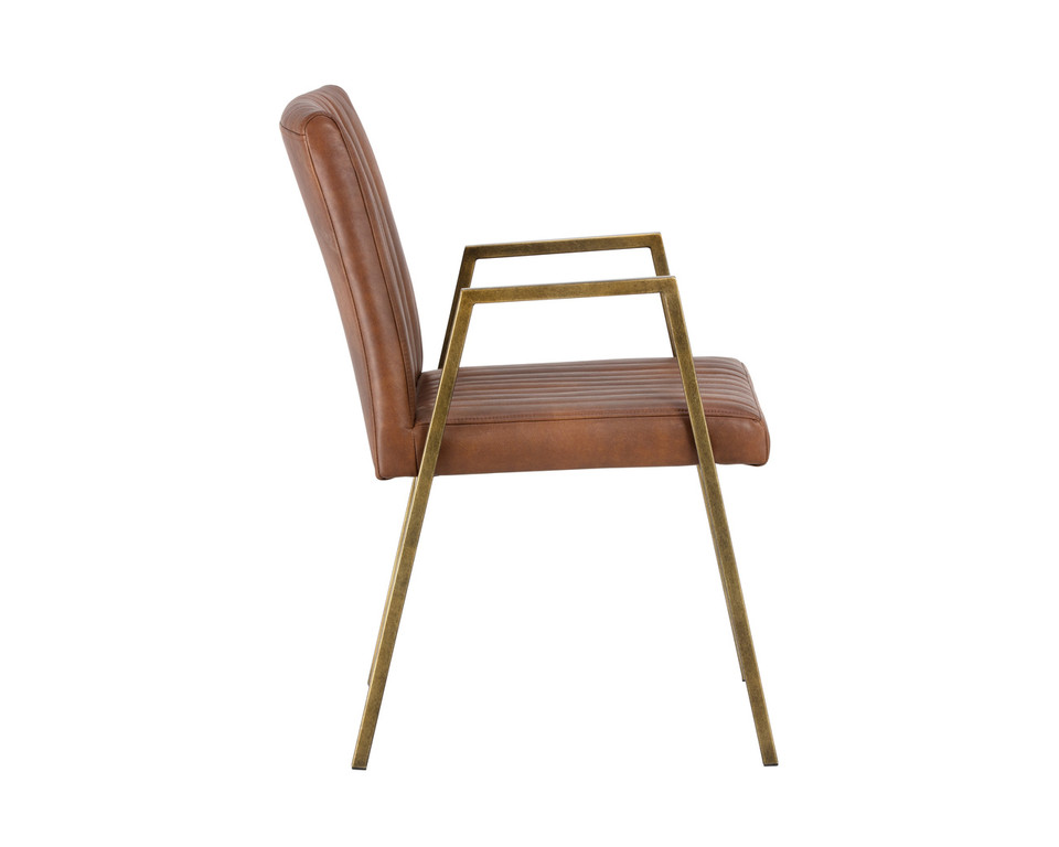 Homer Dining Bravo Cognac Armchair