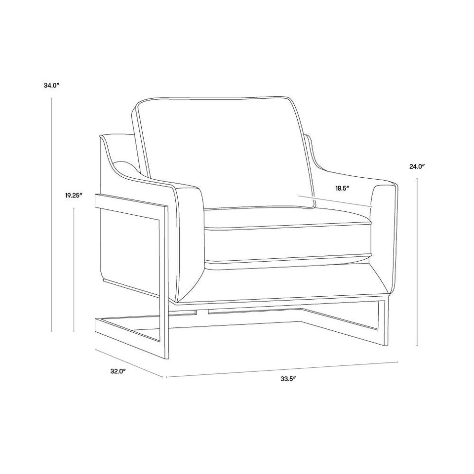 Kalmin Piccolo Prosecco Lounge Chair, view 4