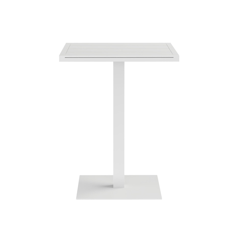 Merano Bar Square - White Table