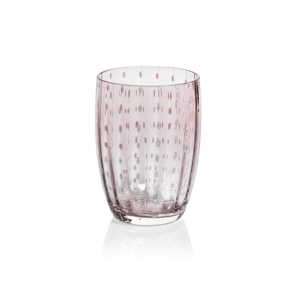 Preston Purple Glass Tumbler Glasses, Set 4 | Bone & Brass