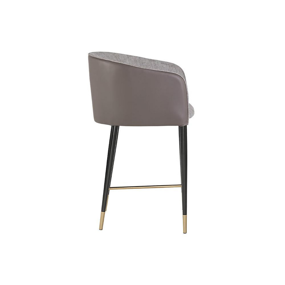 Asher Dining Flint Grey / Napa Taupe Armchair