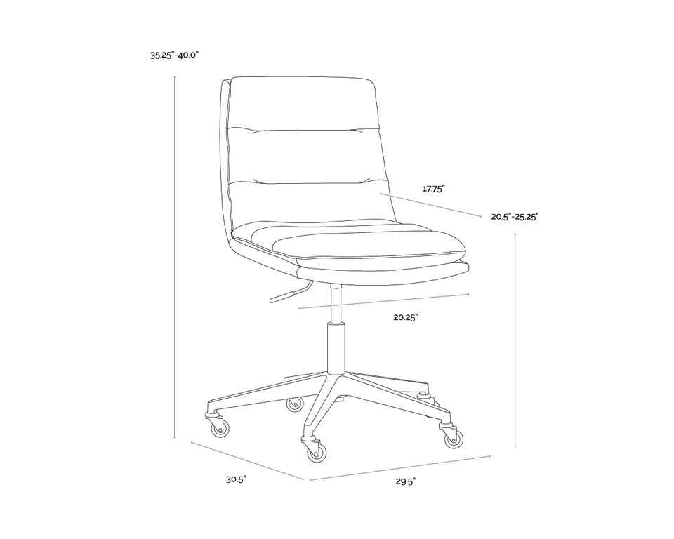 Stinson Office Bravo Cognac Chair