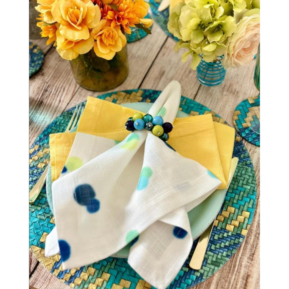 Jubilant Colorful Napkin Rings, Set 4, view 7