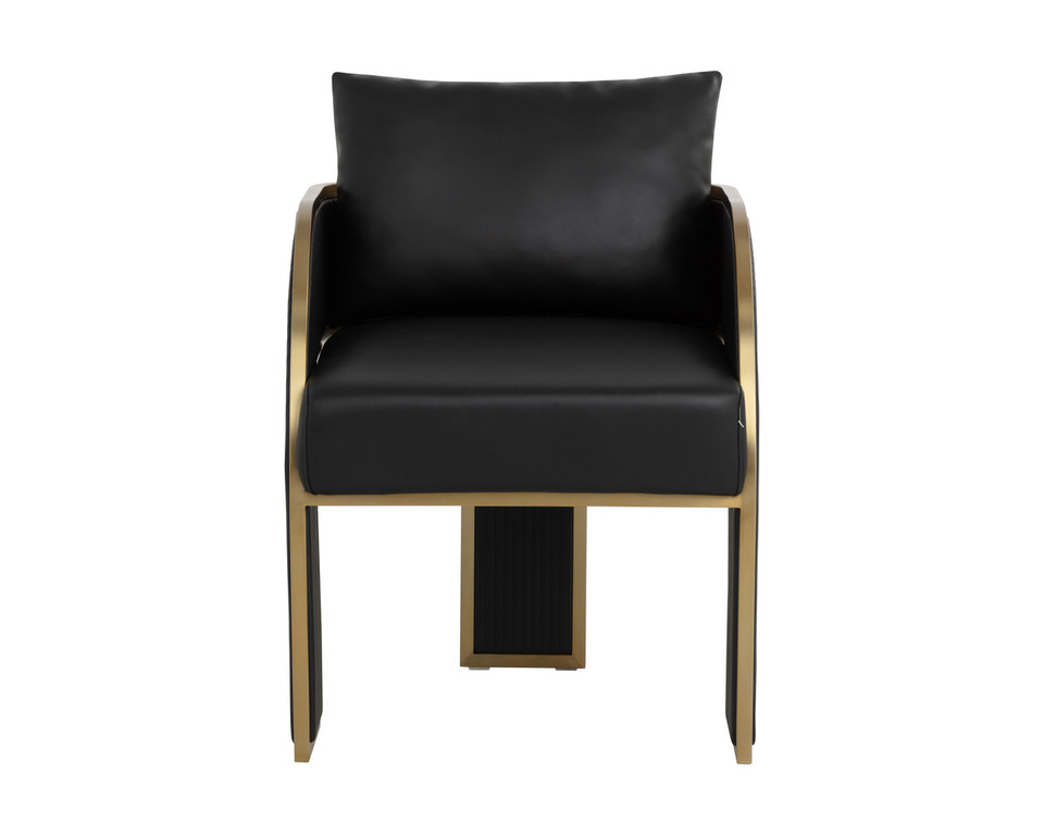 Baz Dining Napa Black Armchair