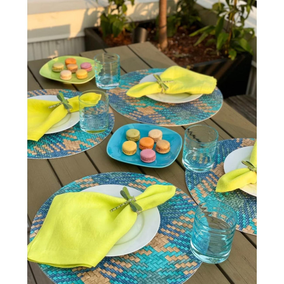 French Riviera Stonewashed Linen Napkins, Set 4, view 12
