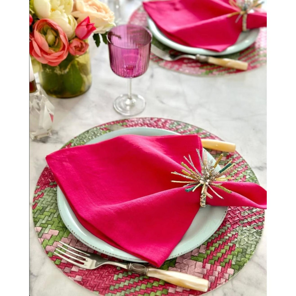 French Riviera Stonewashed Linen Napkins, Set 4, view 6