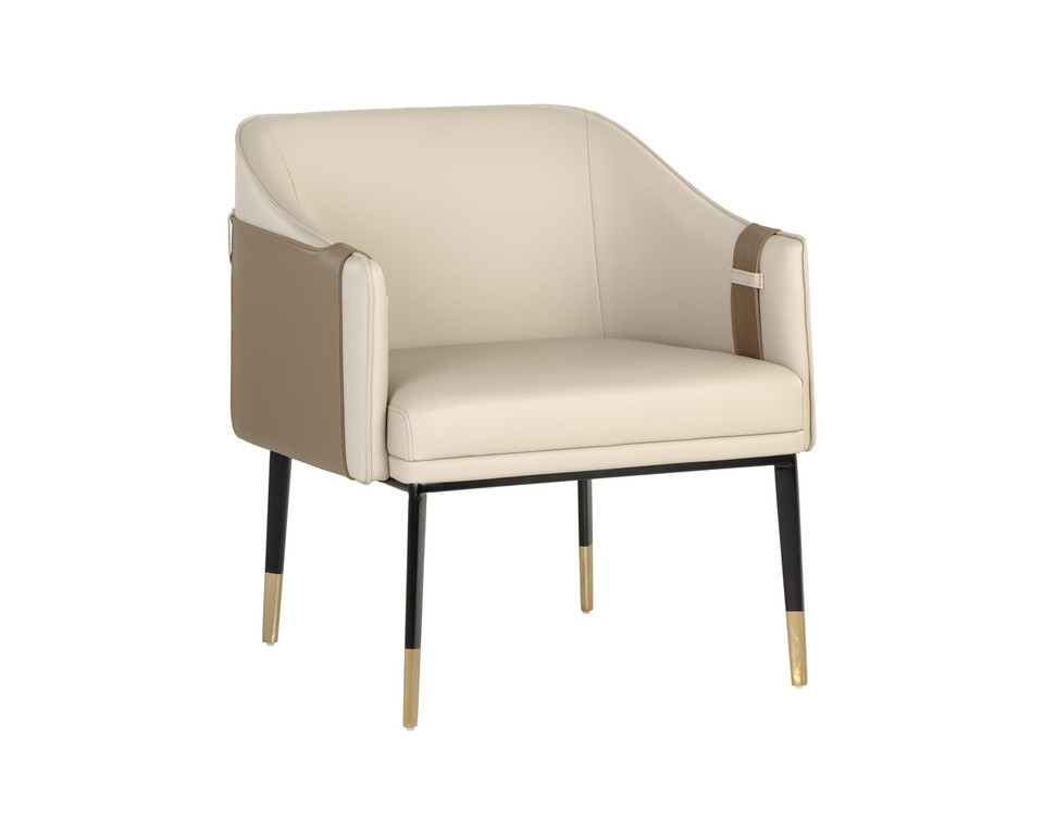 Carter Napa Beige / Napa Tan Lounge Chair