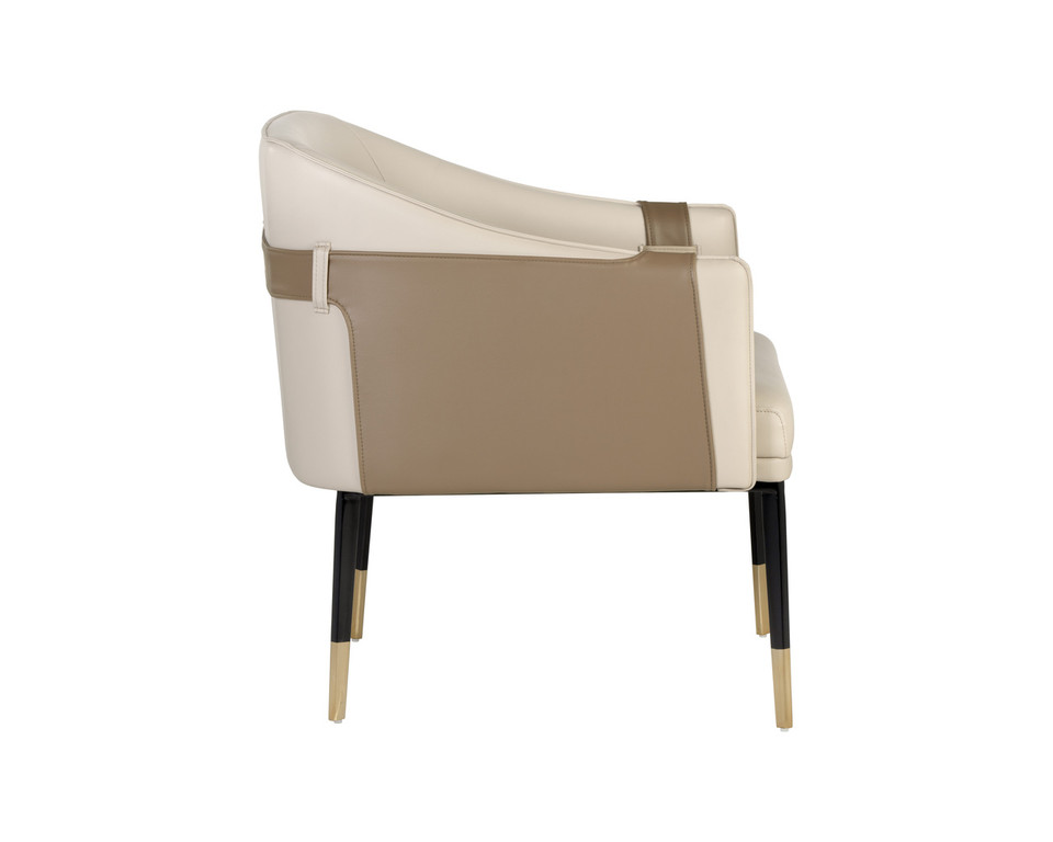 Carter Napa Beige / Napa Tan Lounge Chair