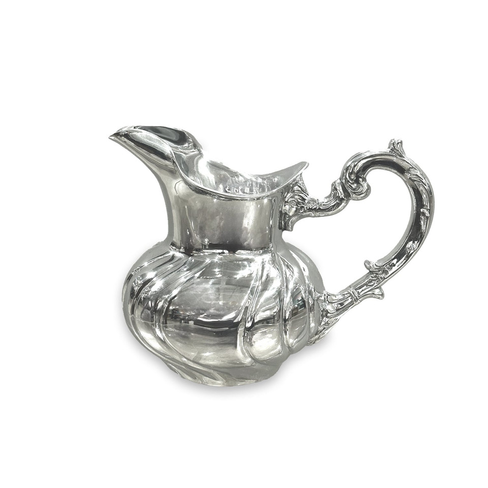 Vintage Silver Medium Pitcher | Bone & Brass