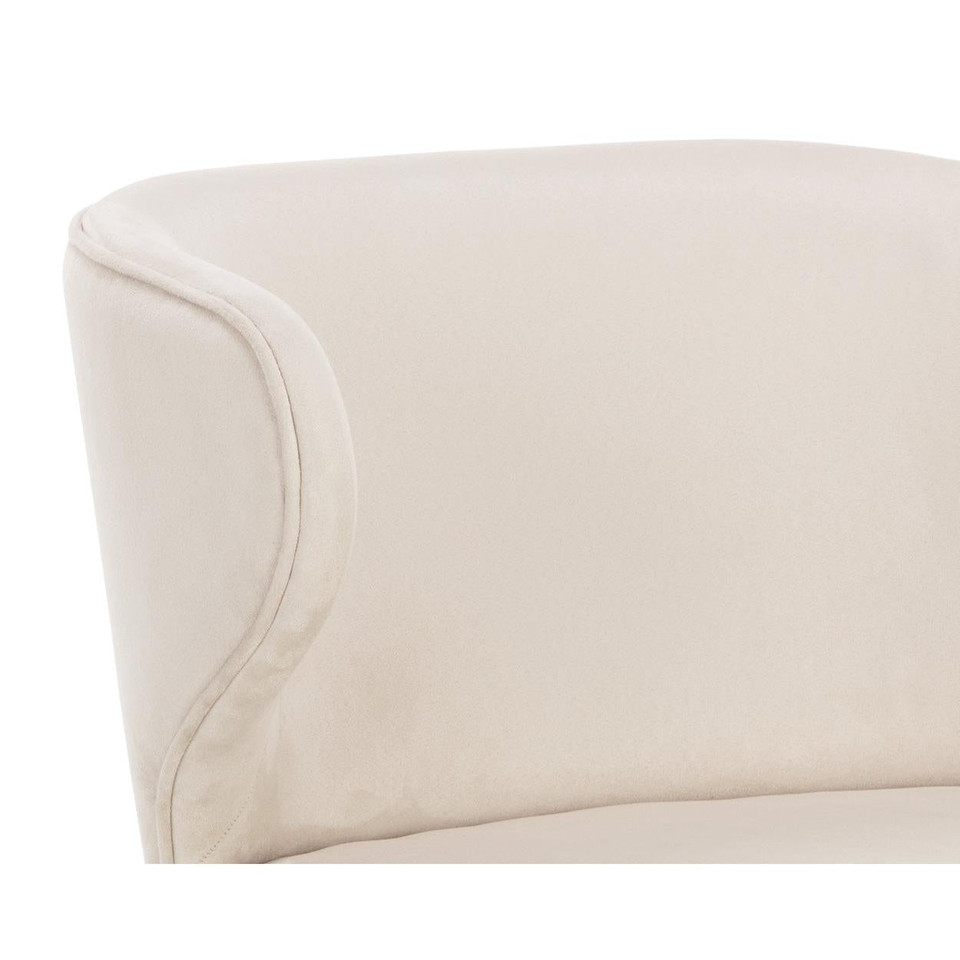 Simone Swivel Casablanca Cloud Dining Chair