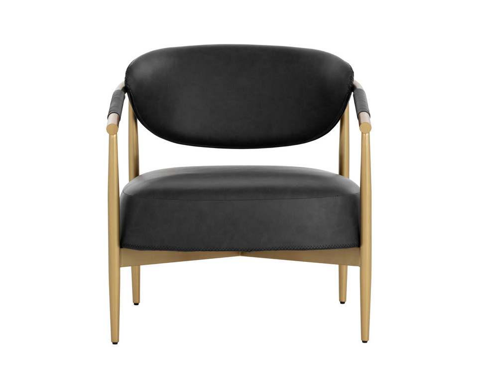 Heloise Bravo Black Lounge Chair